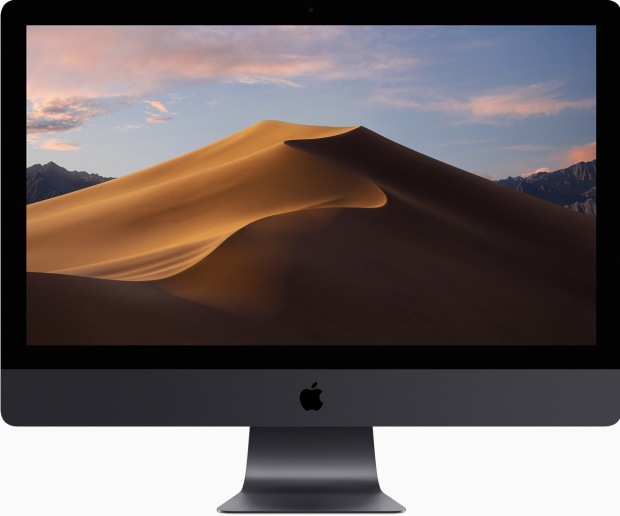 iMac with mac OS 10.14 Mojave desktop image